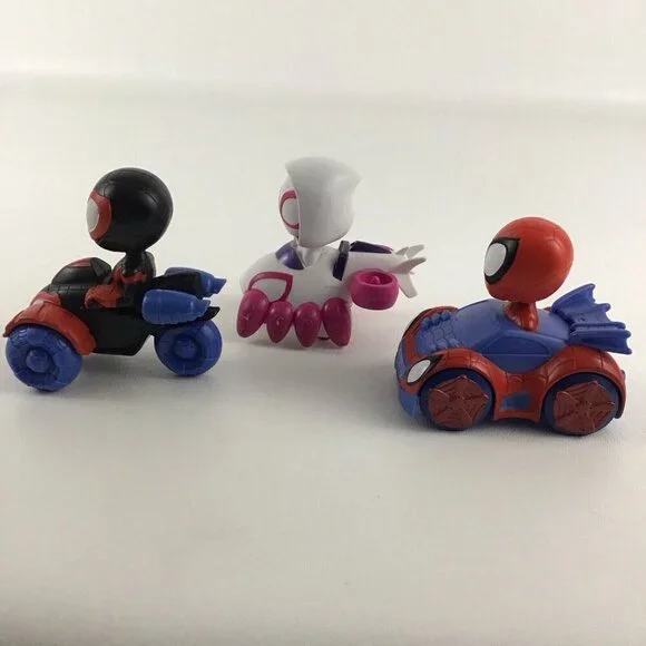 Marvel Spidey & His Amazing Friends Web Squad Racers Miles Morales Ghost Spider - Picture 2 of 6